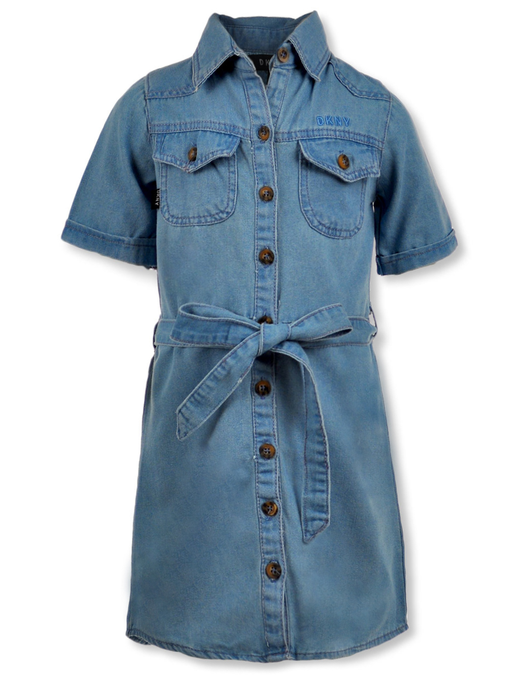 light denim shirt dress