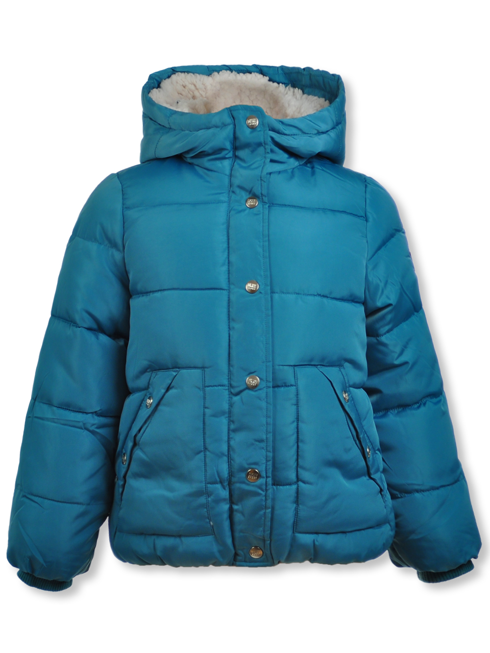 DKNY Girls' Sherpa Lined Puffer Jacket