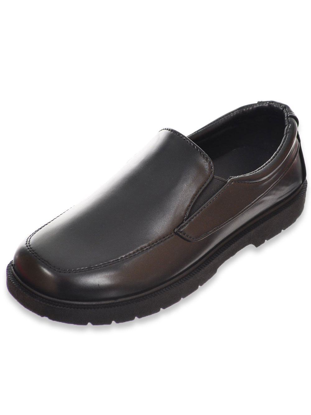 boys black loafers