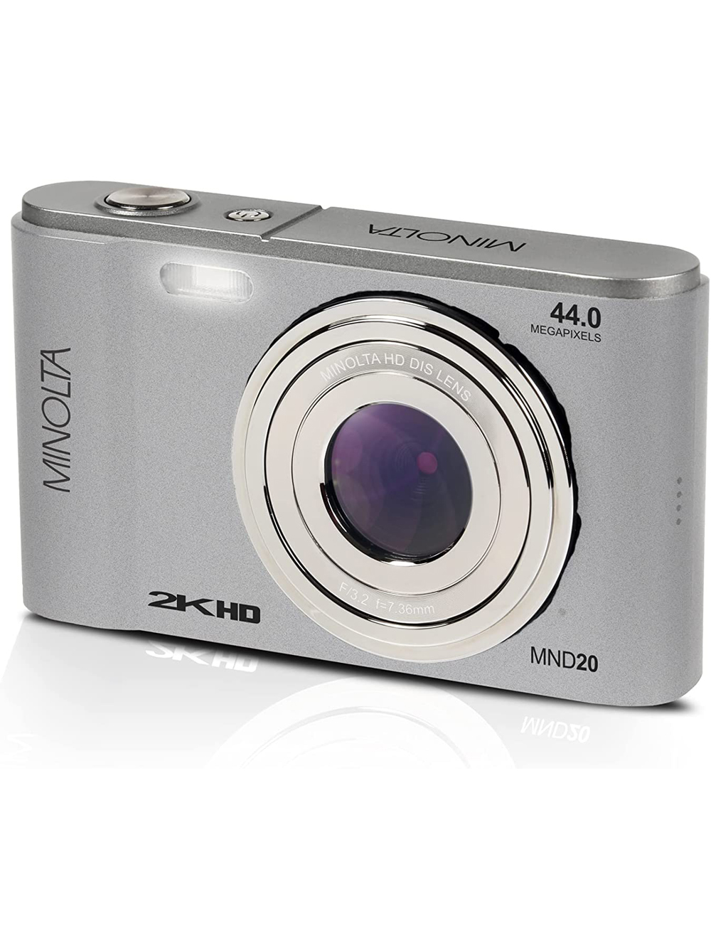 Minolta MND20 44 MP Ultra HD Digital Camera (Silver)