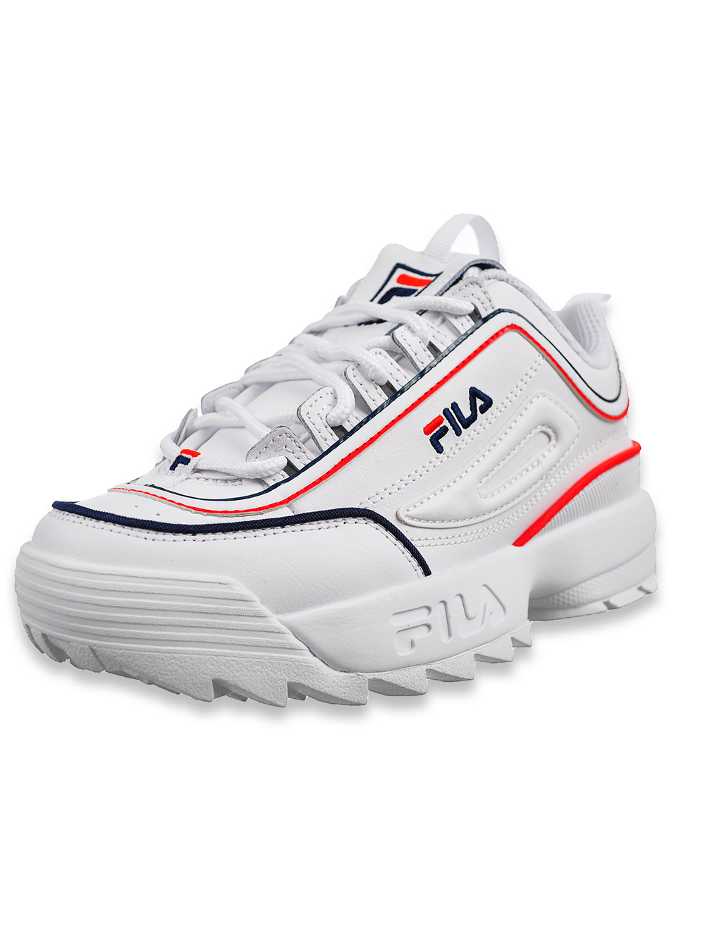 fila disruptor pink and white junior