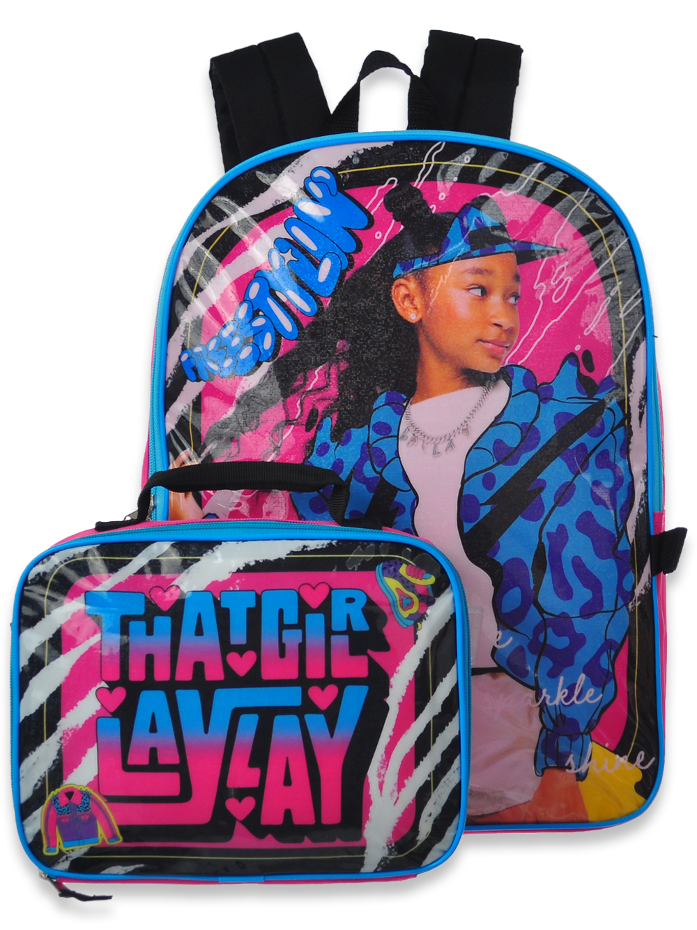 Girl backpack hotsell lunchbox set