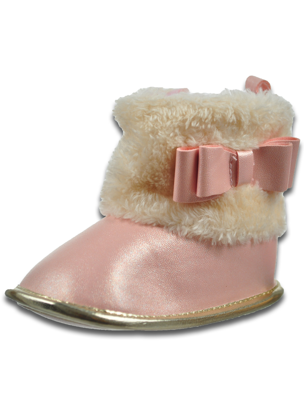 Adrienne Vittadini Baby Girls Faux Fur Boots