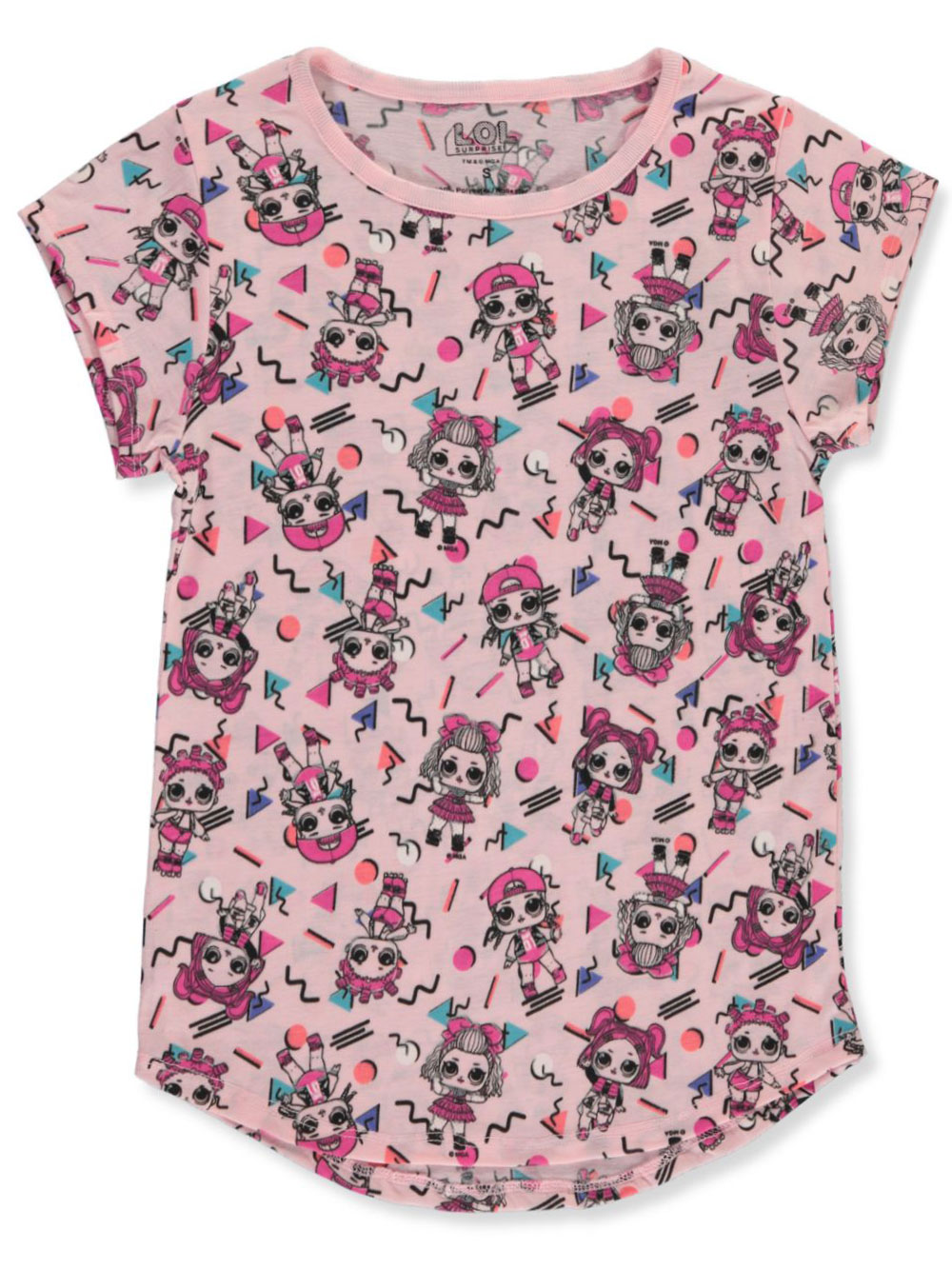 LOL Surprise Girls\u2019 80\u2019s Style T,Shirt