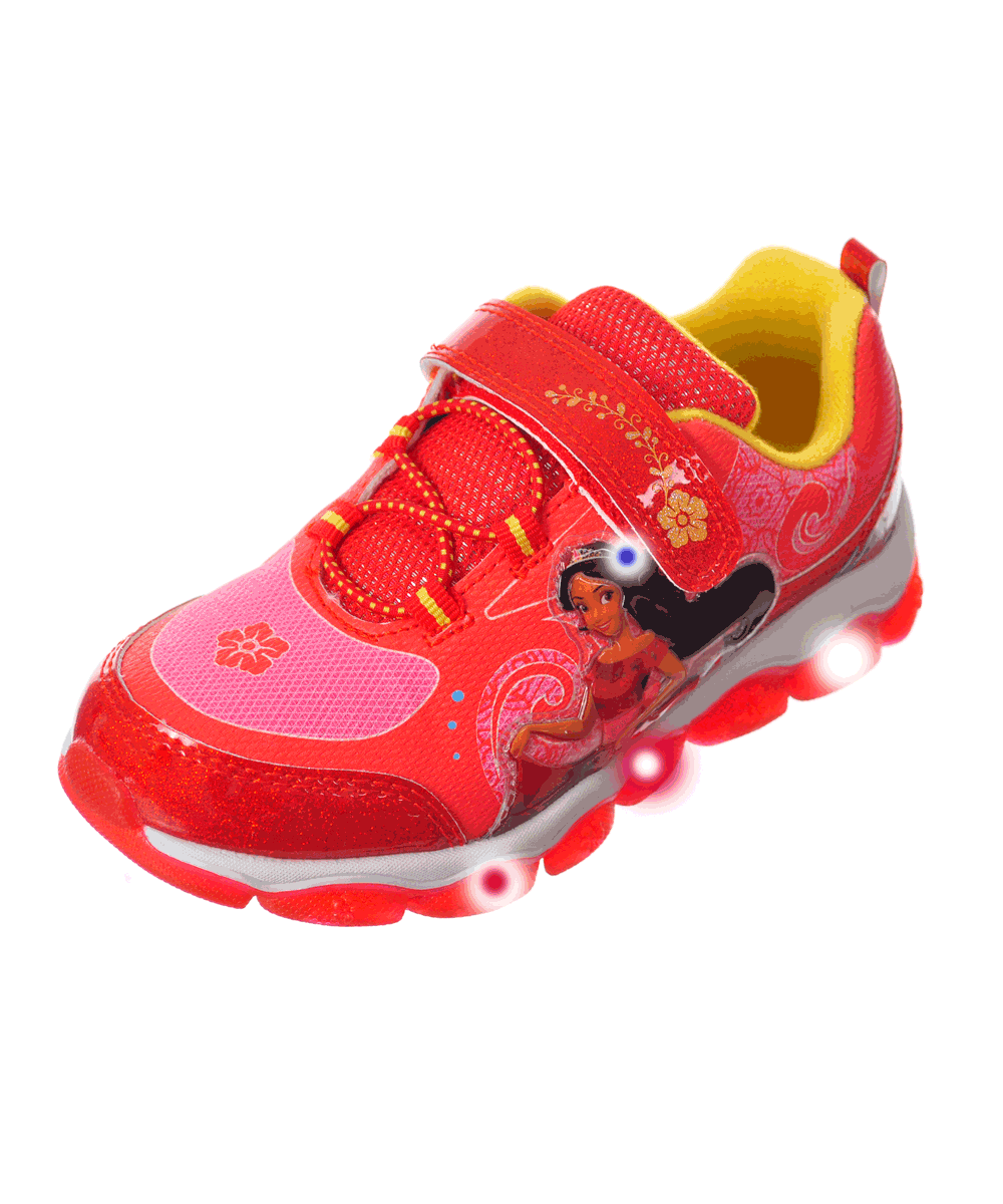 Disney Cars Baby Toddler Boy Light Up Strap Athletic Shoes Sneakers Black Red