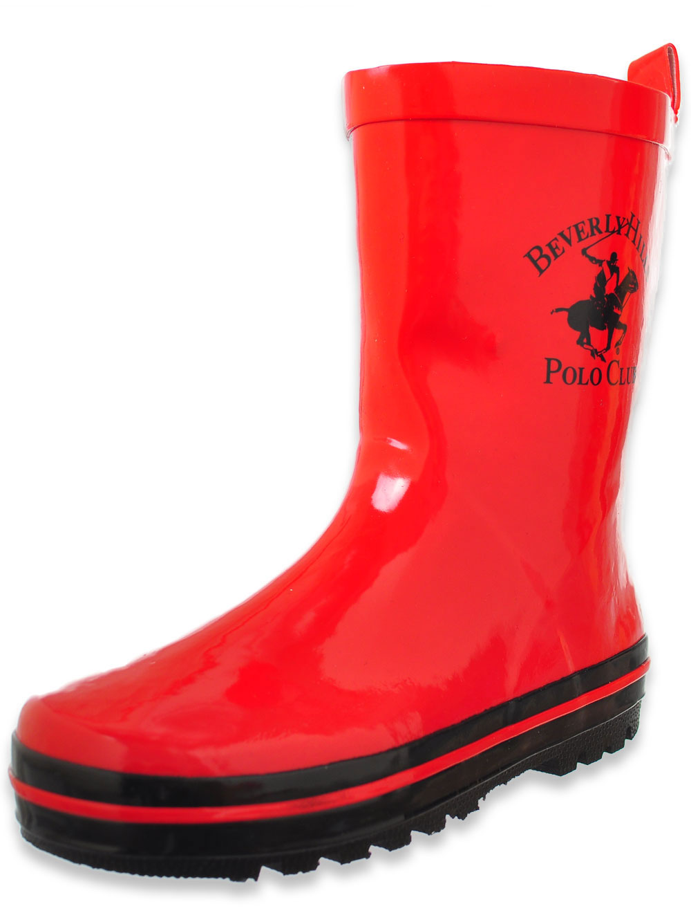 red polo boots