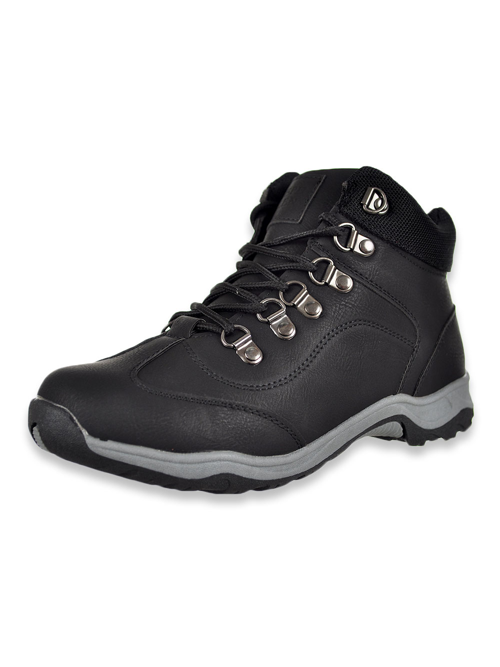 boys black walking boots