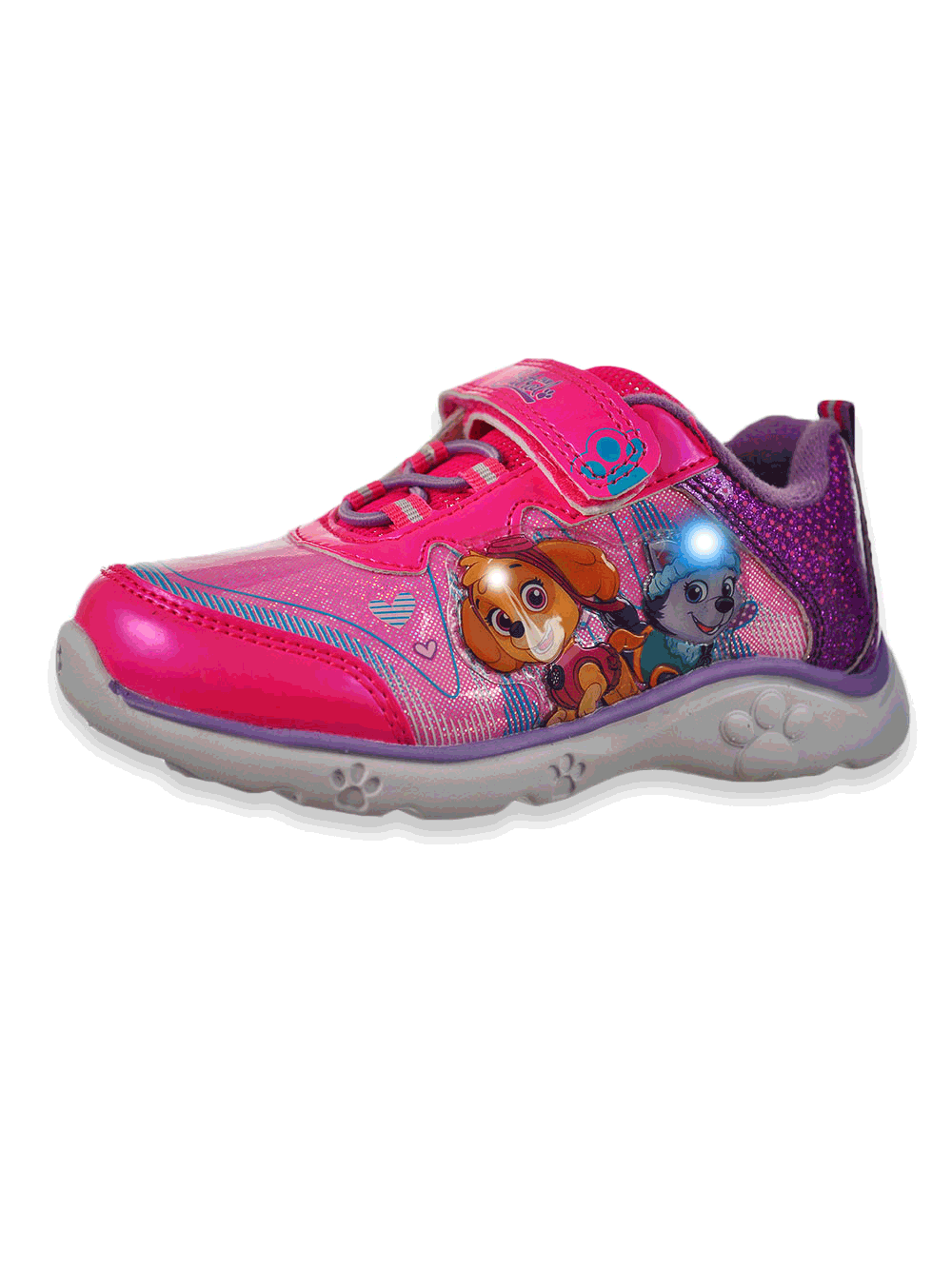 paw patrol light up pink shoes