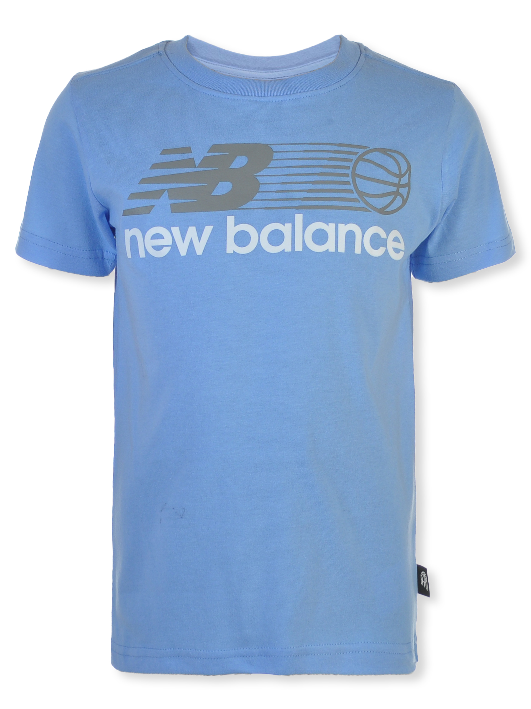 ◆New Balance◆ UNI NB BOY Basketball Short Sleeve T-shirt S New Balance Boys' Basketball T-Shirt