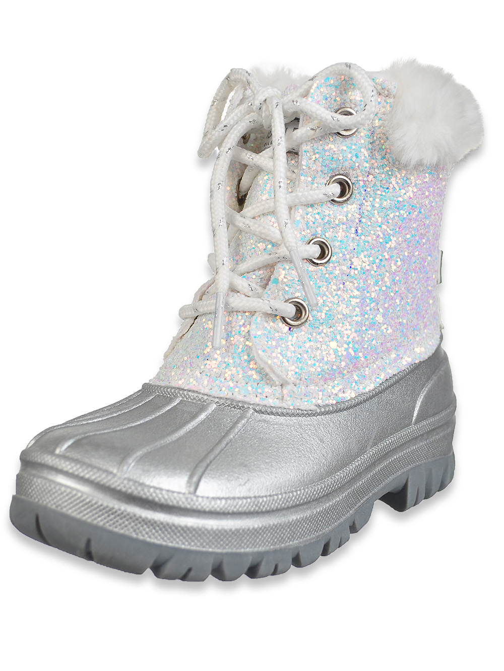 girls glitter duck boots