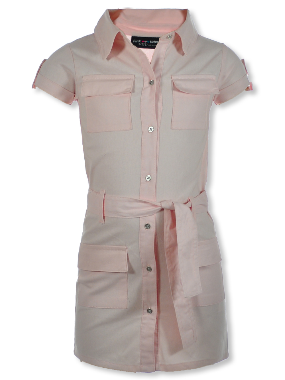 geo pocket shirtdress