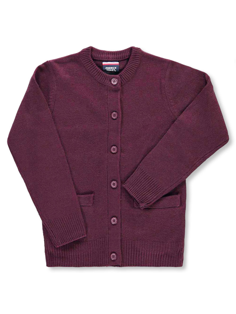 French Toast Girls Crewneck Welt Pocket Cardigan Sizes 4 20