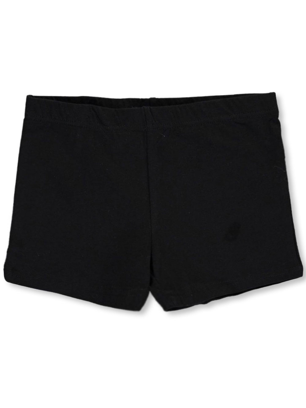 kids black biker shorts