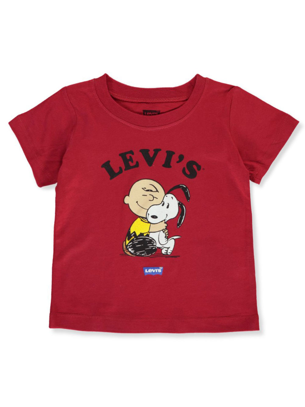 white and red levis t shirt