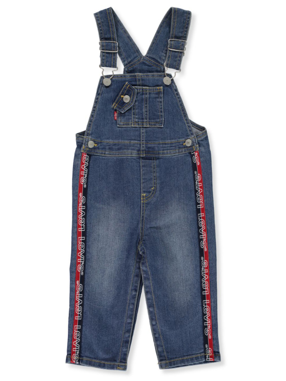 Baby Boys' Logo Taped Overalls