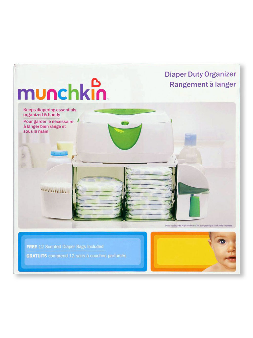 Munchkin nursery best sale essentials diaper organizer