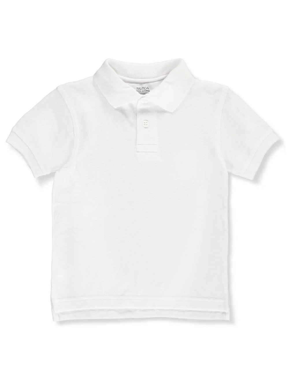 Nautica Girls Big School Uniform Short Sleeve Pique Polo