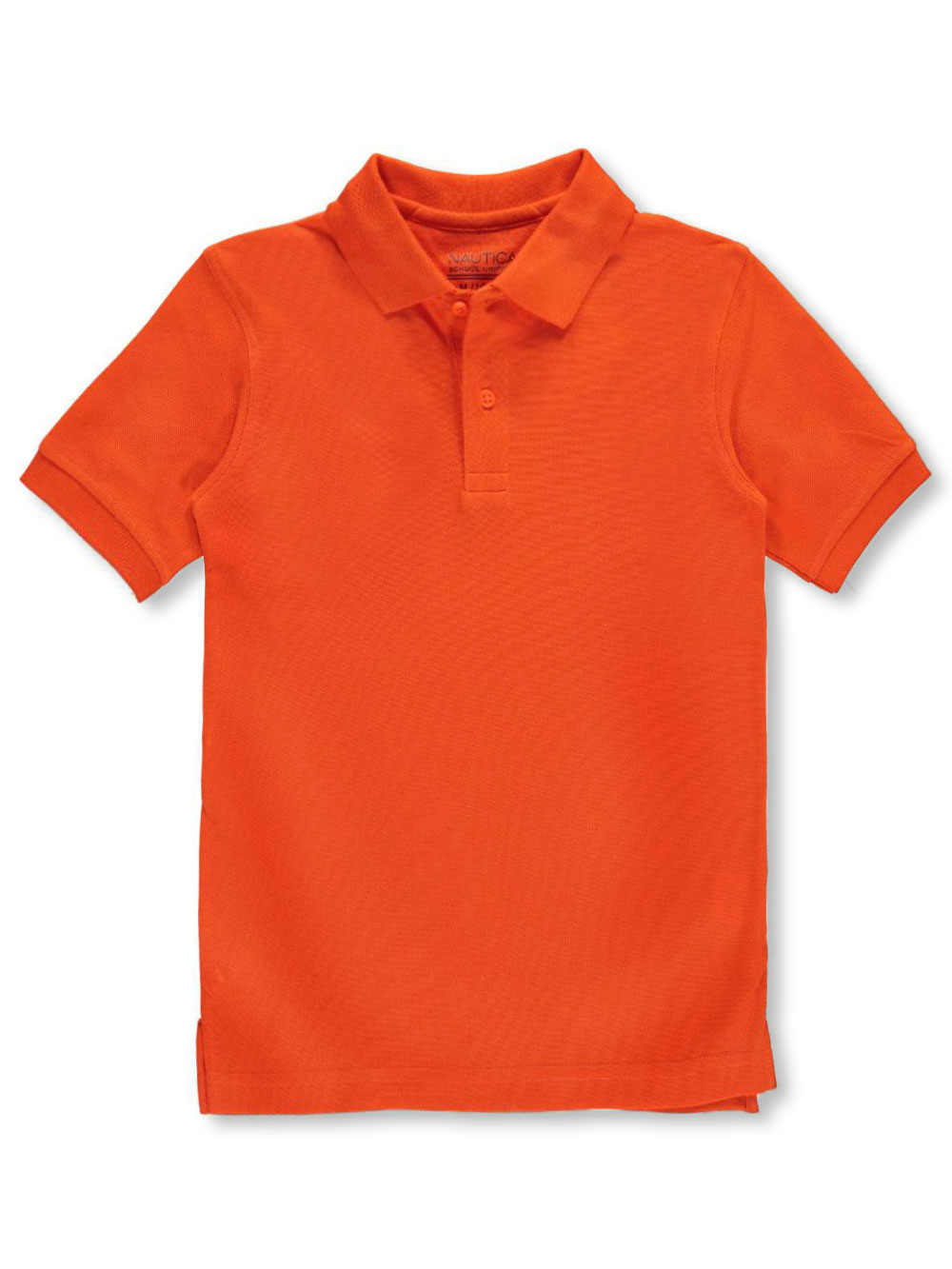 Nautica Boys Uniform Long Sleeve Pique Polo