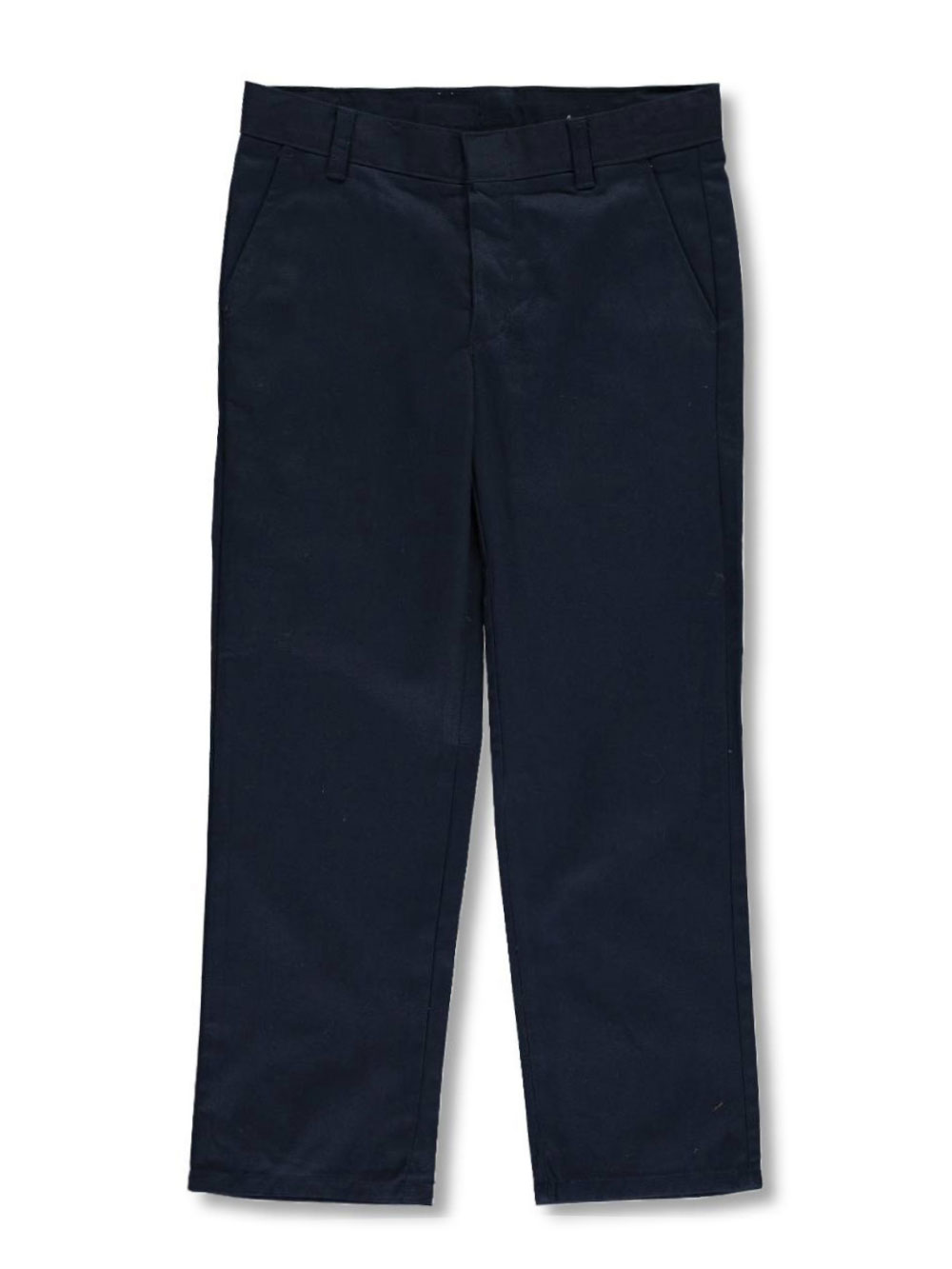 French Toast Big Boys Flannel Flat Front Pants 10 Navy