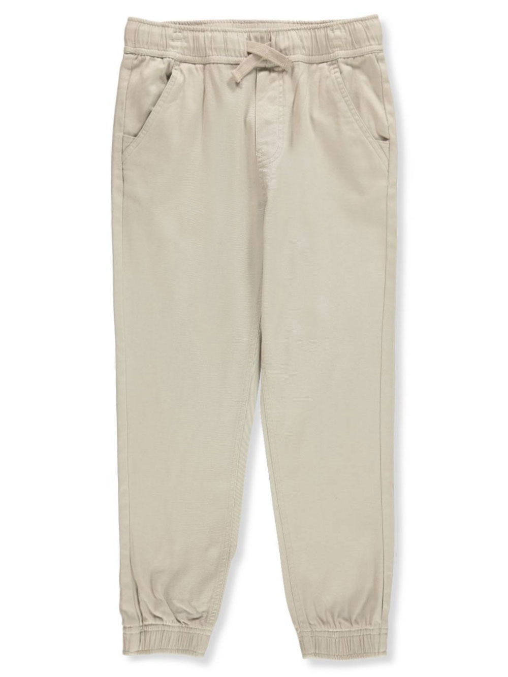 khaki tapered joggers