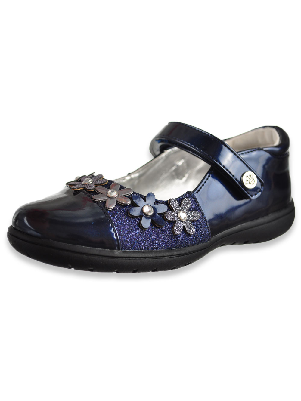navy patent mary jane shoes