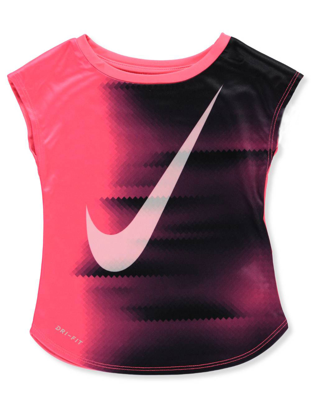 baby pink nike t shirt
