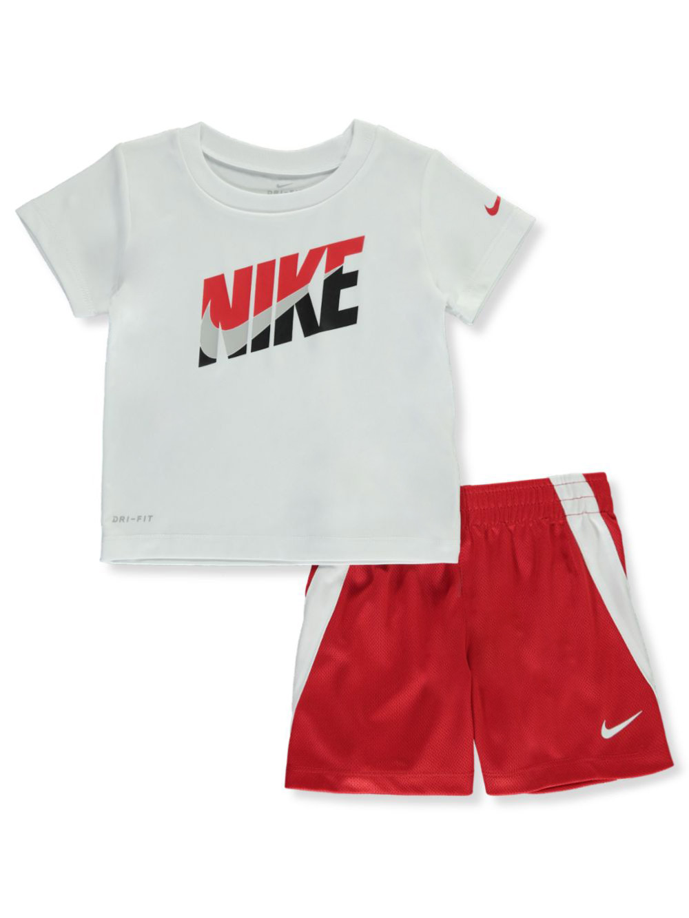 red nike shorts outfit