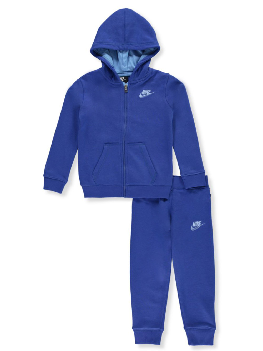 blue nike jogging suit 