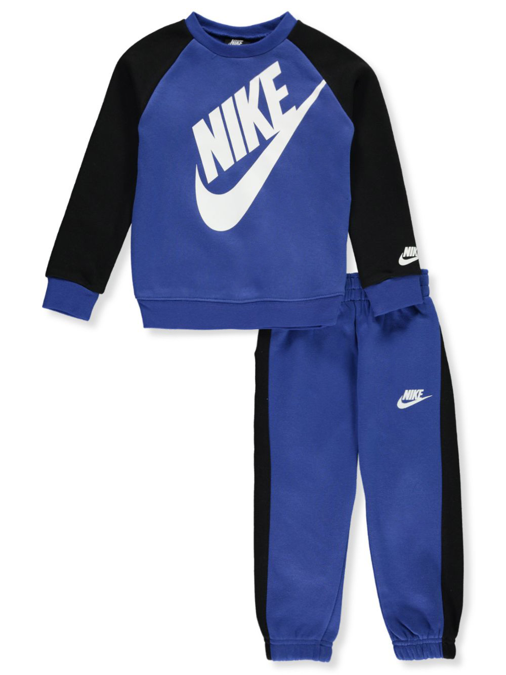 blue and yellow nike sweatsuit