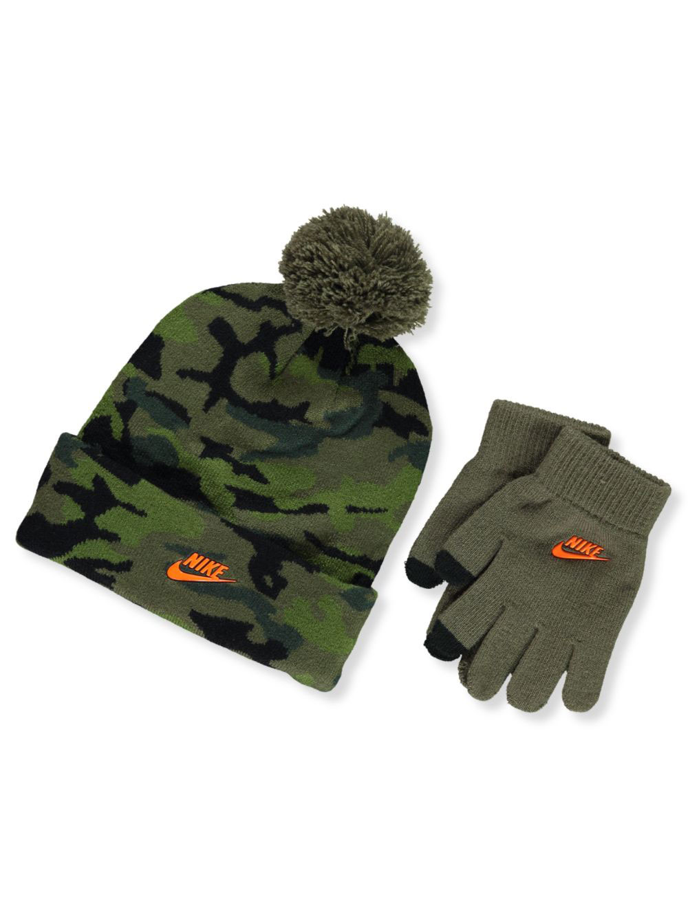 nike gloves and beanie