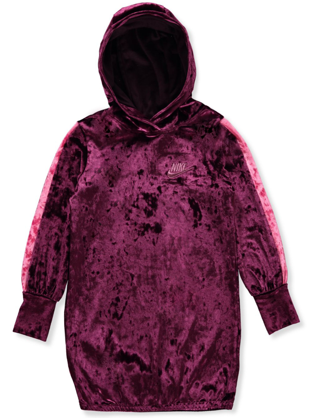 nike velour hooded dress