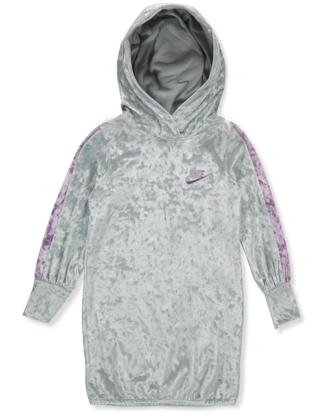 nike sportswear velour hoodie dress
