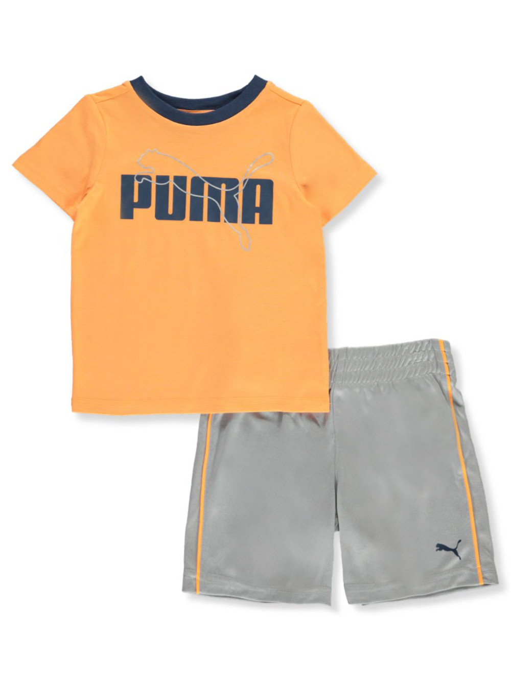 puma shorts kids orange