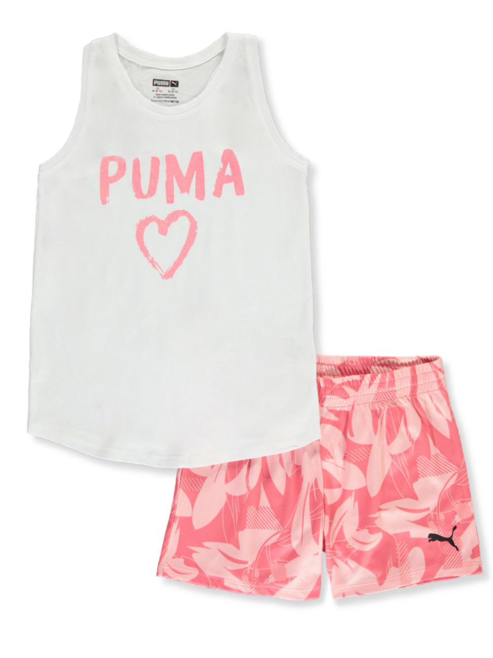 puma 2 piece skirt set