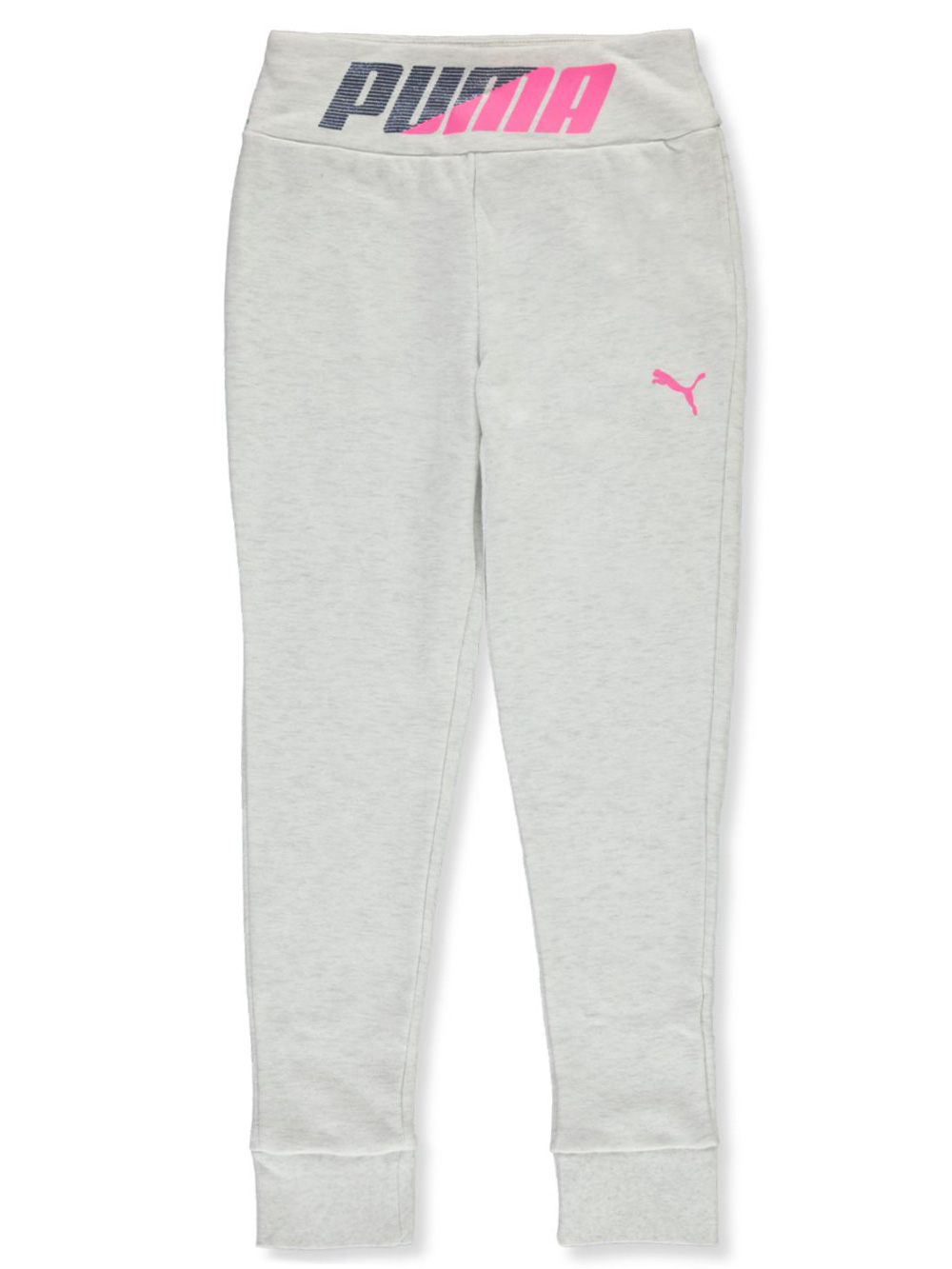 girls grey puma joggers