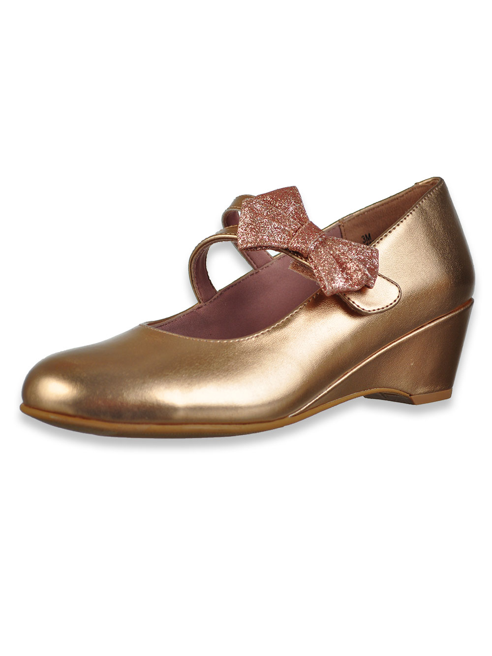 rose gold dress shoes for girls