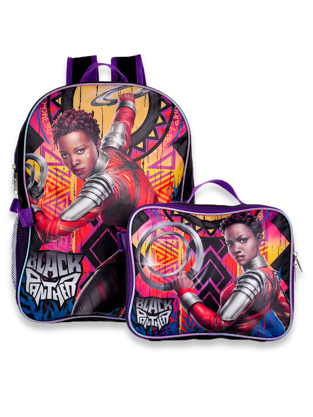 superhero backpack and lunchbox