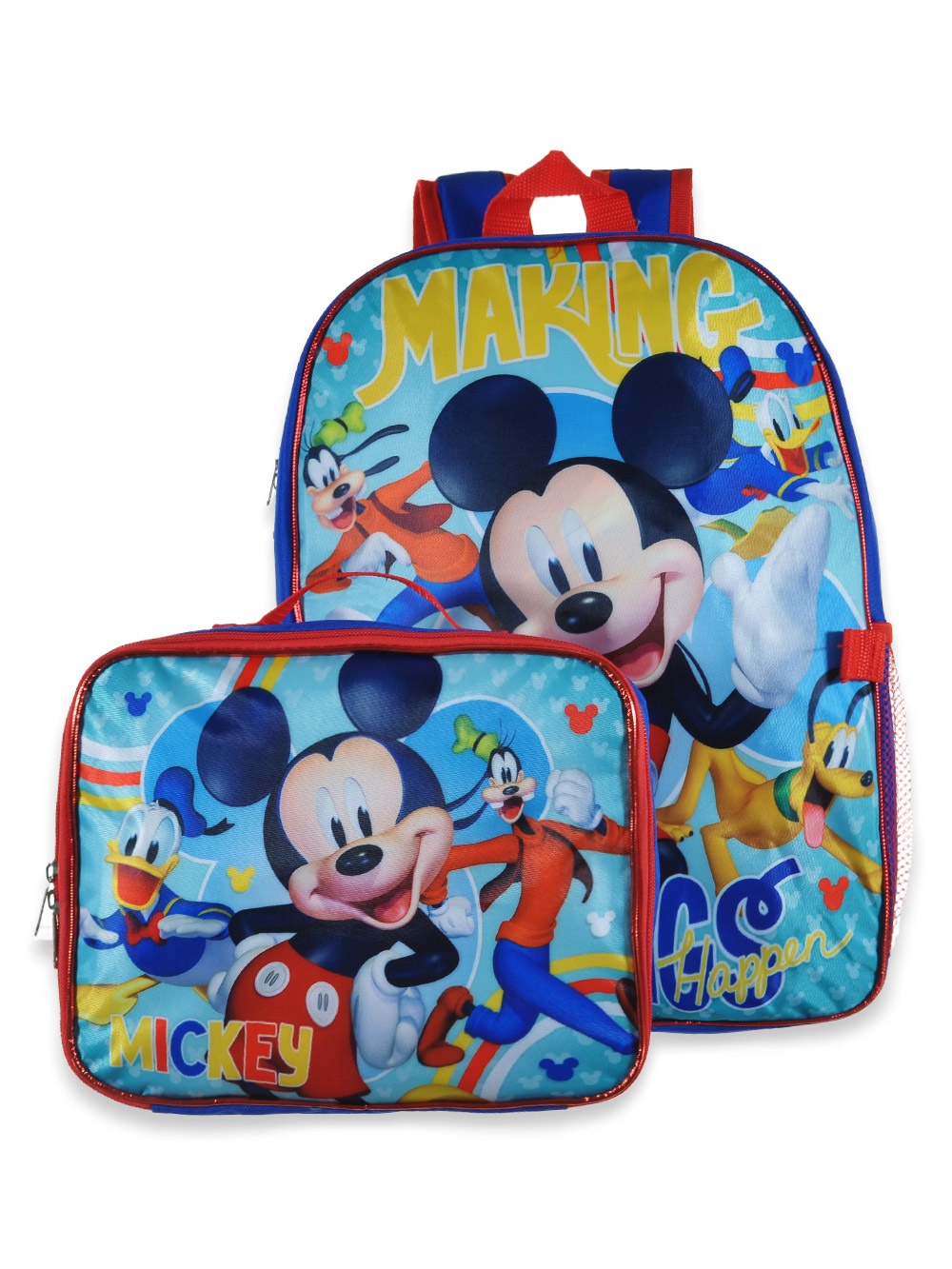 Mickey Mouse Lunch Box with Utensils