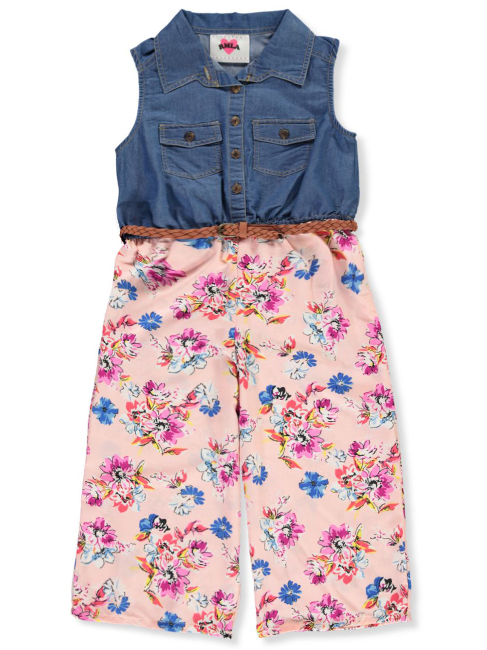 little girl denim overall dress