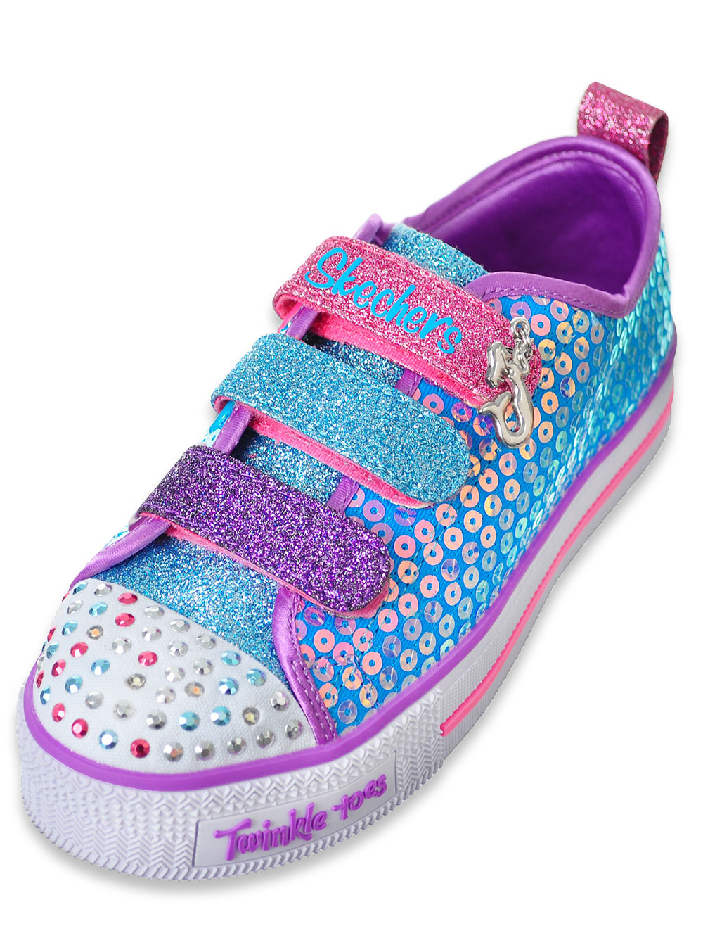 skechers toddler girl light up shoes