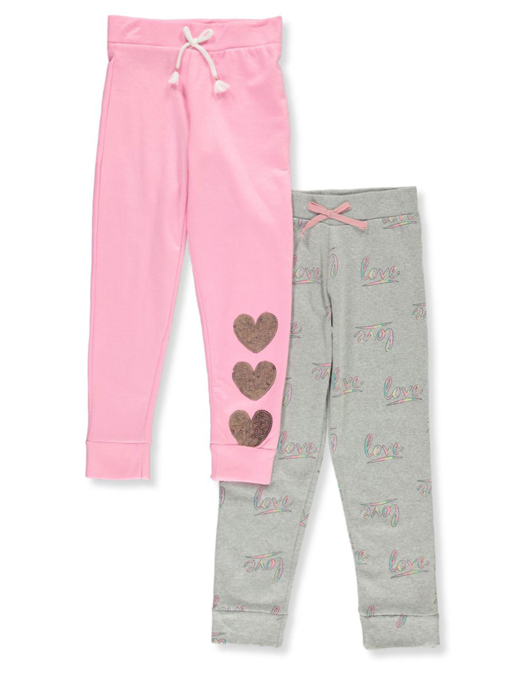 pink grey joggers