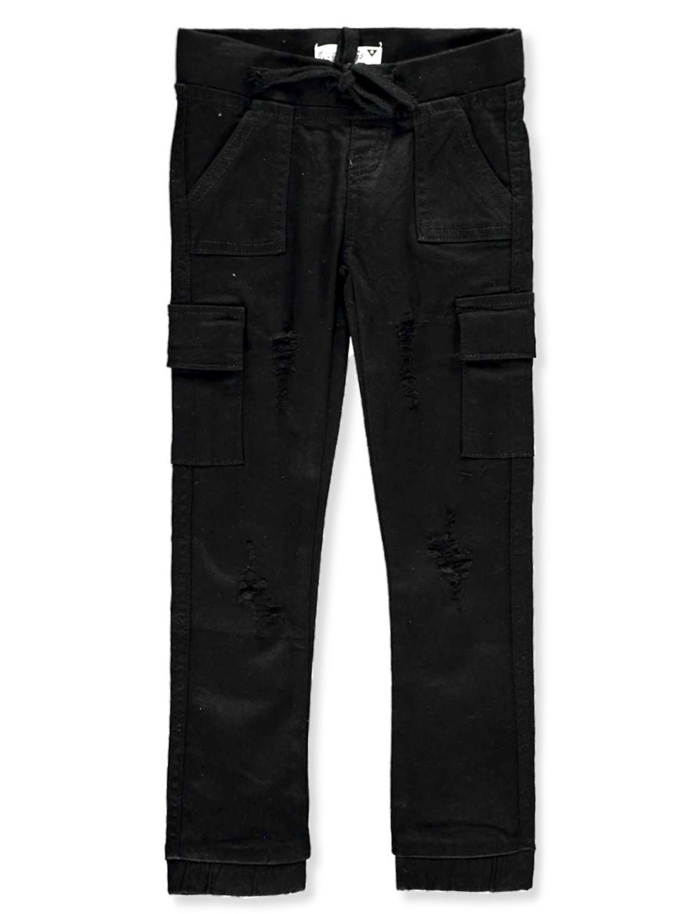 VIGOSS Big Girls Skinny Cargo Pants 12 Black