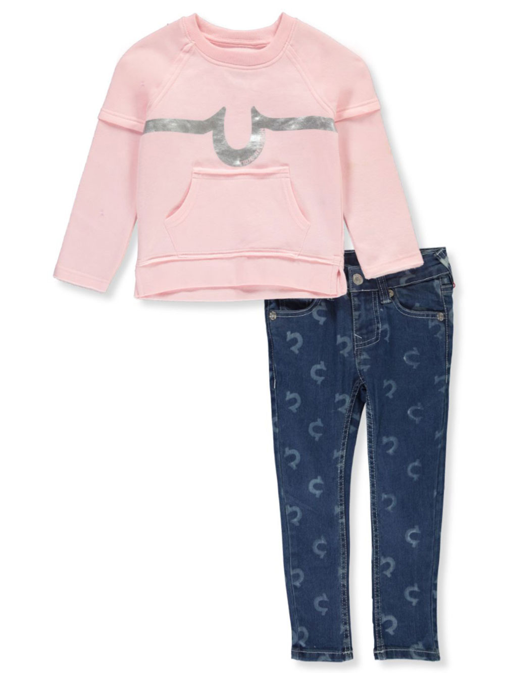 Baby Girls' 2-Piece Jeans Set Outfit by 
