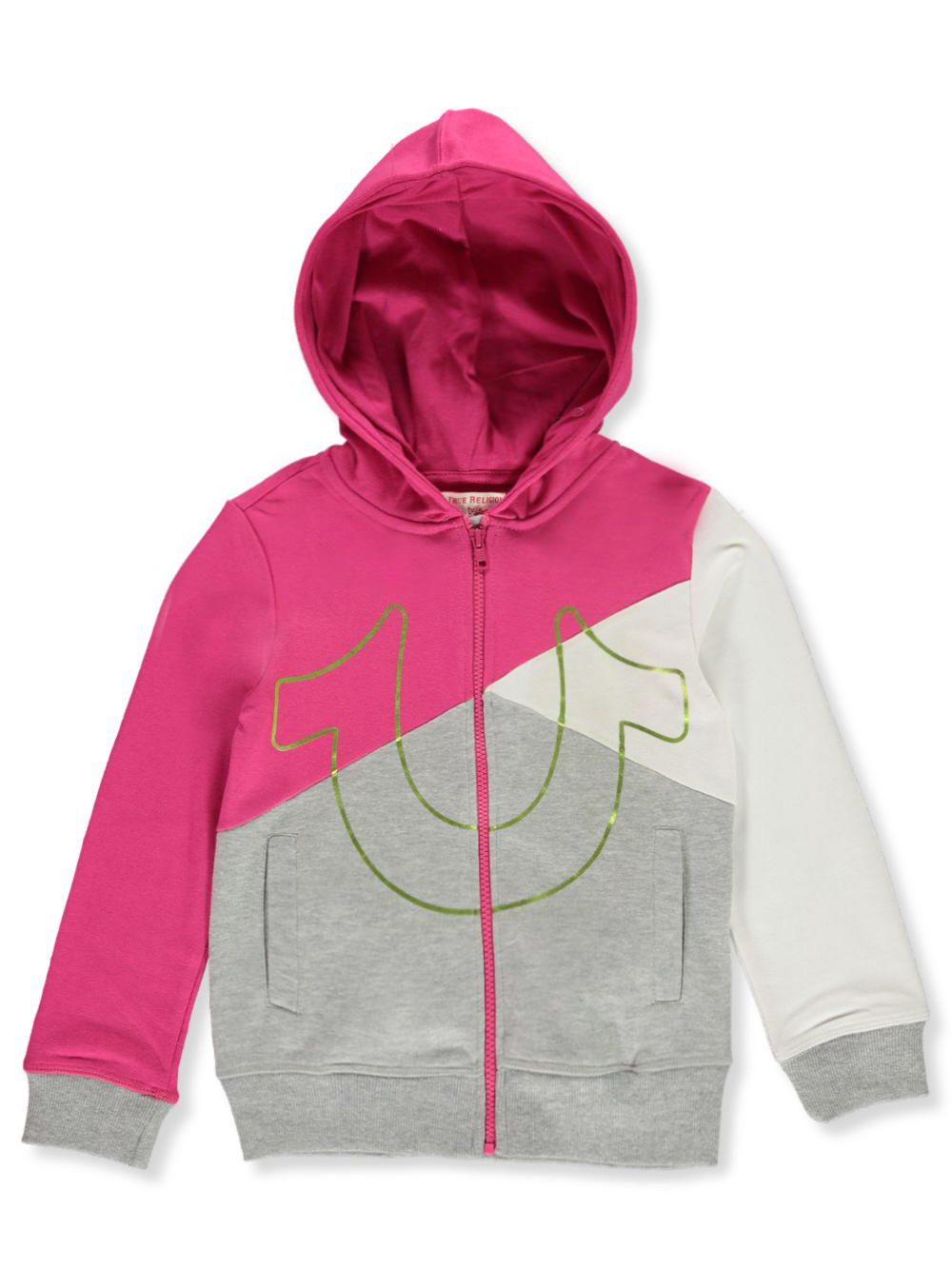 pink true religion hoodie