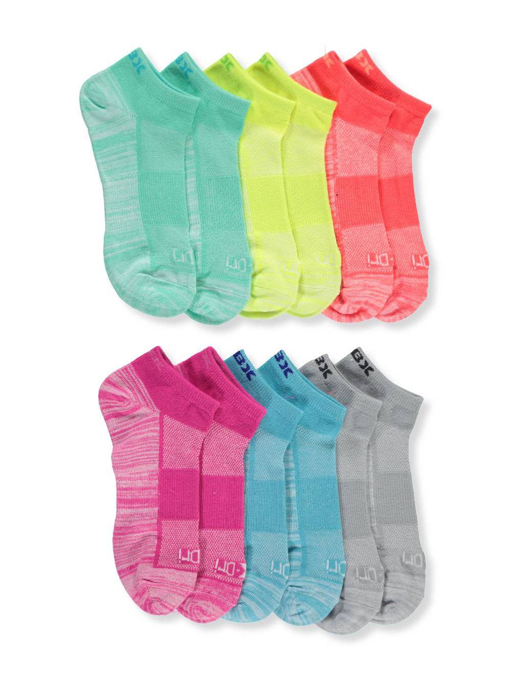 Girls 6 Pack Low Cut Socks By Rbx In Bright Combo From Cookie S Kids