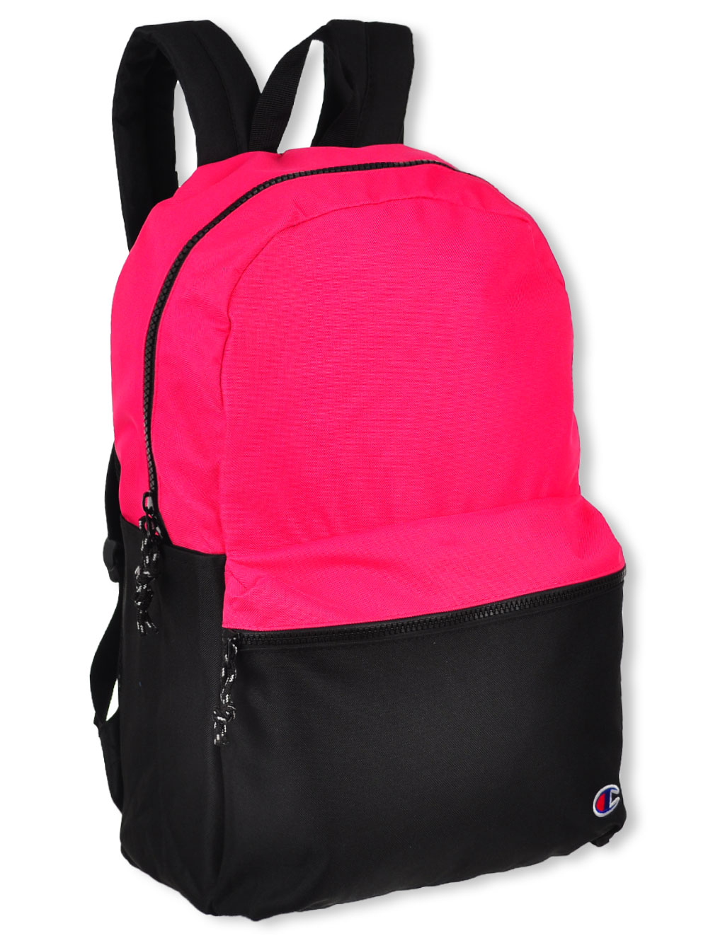 black and pink backpacks