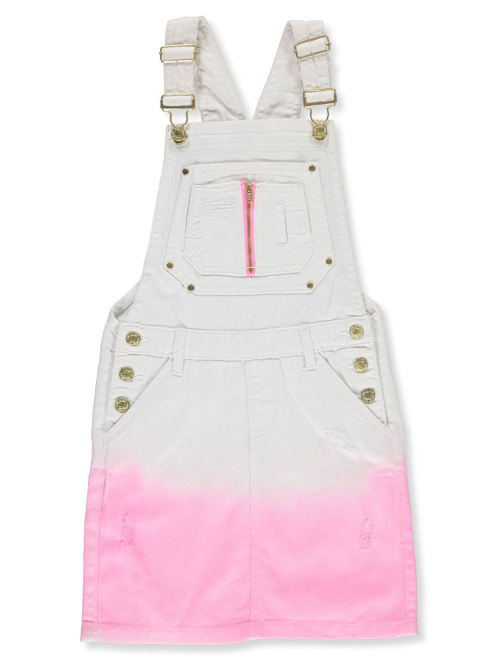 Girls Peach Overalls and Jumpers