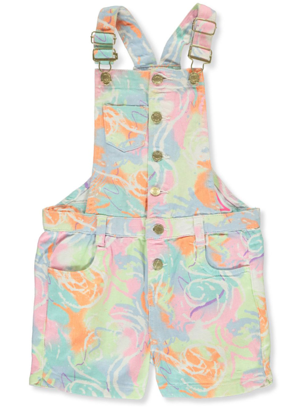 Girls Multicolor Overalls and Jumpers