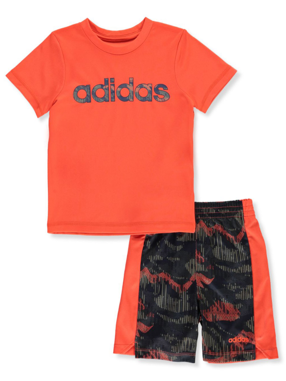 adidas 2 piece shorts set