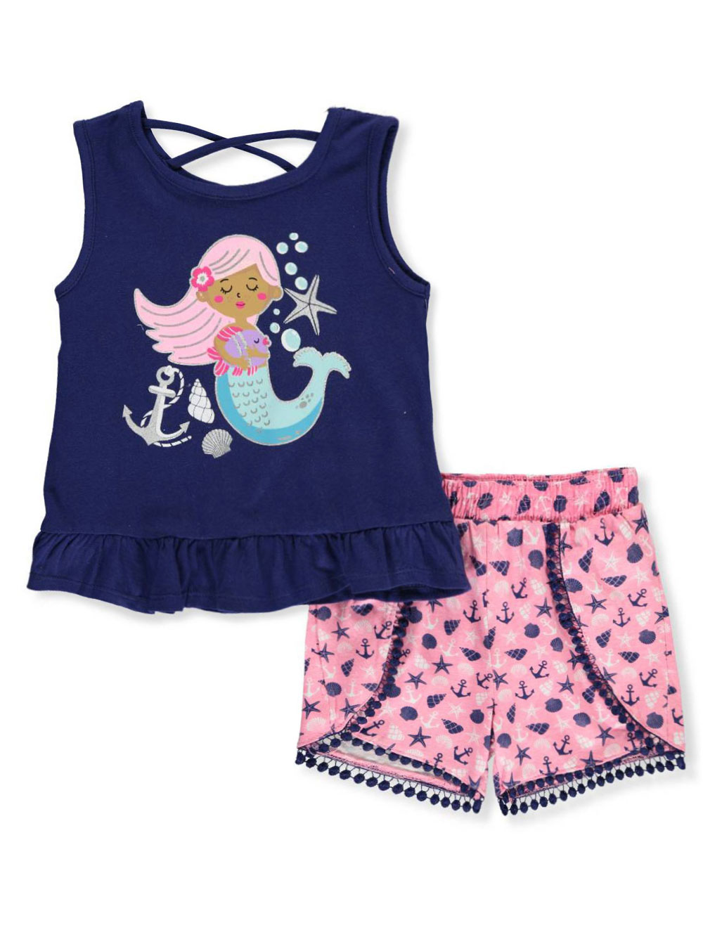 Real Love Girls 2-Piece Shorts Set Outfit